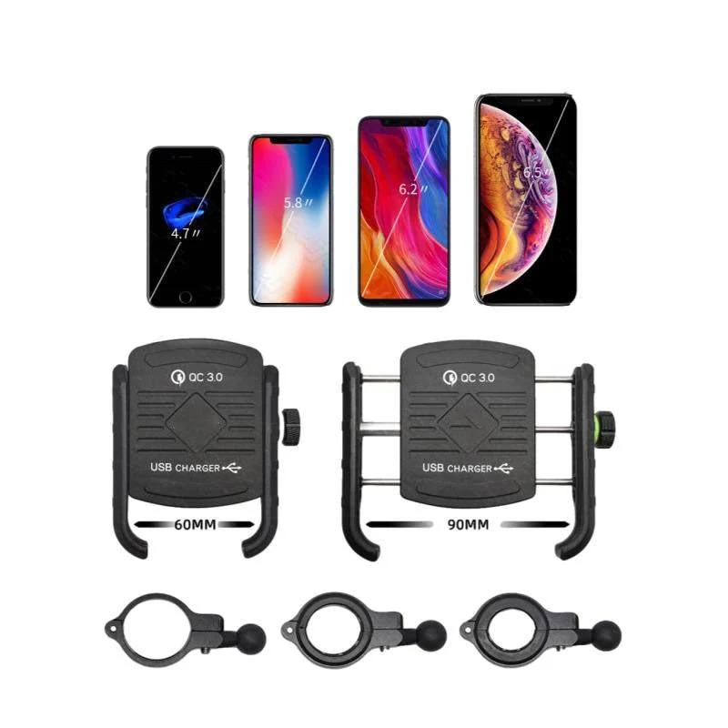 Support téléphone moto induction