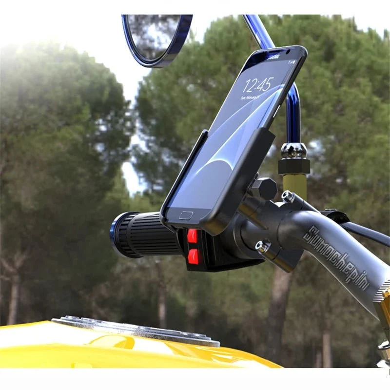 Support de Téléphone Moto Universel ALU - DualTech