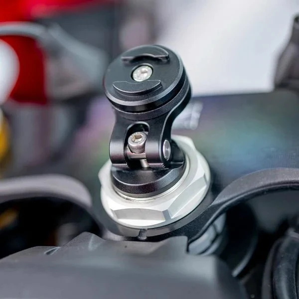 Support de téléphone pour fourche moto avec fixation LOCKBRAKE
