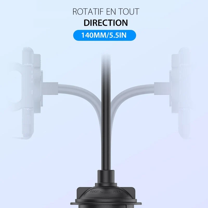 Support de Téléphone pour Porte-gobelet de Voiture