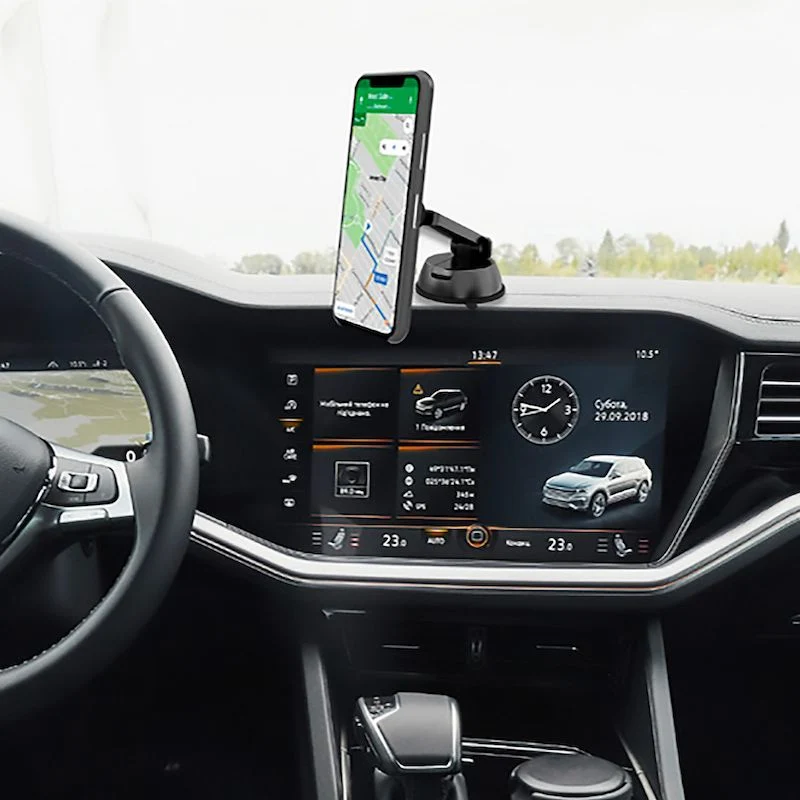 Support de téléphone pour voiture avec 2 plaques magnétiques GhostSuperDash - Celly