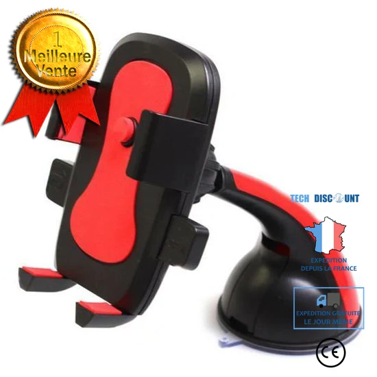 TD® support téléphone pour voiture , colle votre téléphone en toute sécurité sur le tableau de bord ou le pare-brise .