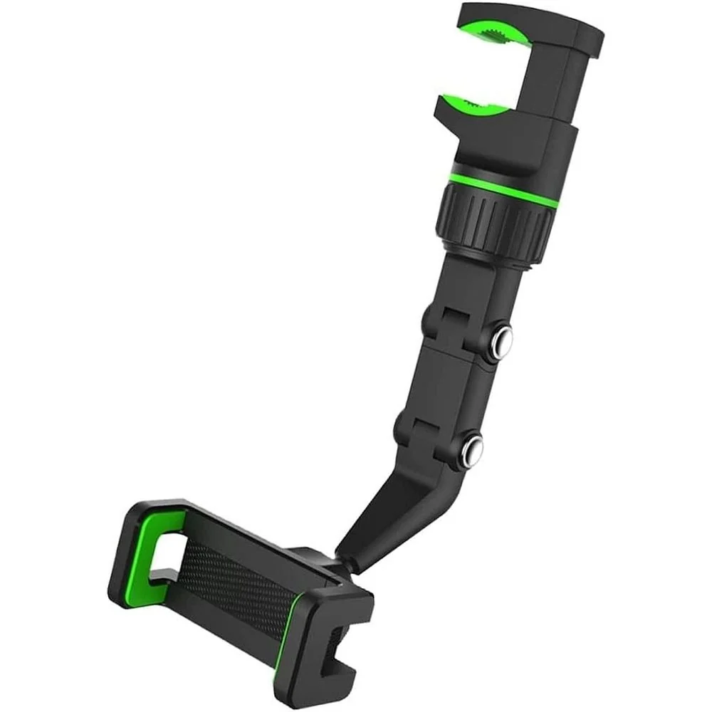 Support de téléphone pour voiture - Rétroviseur - Rotatif à 360 degrés