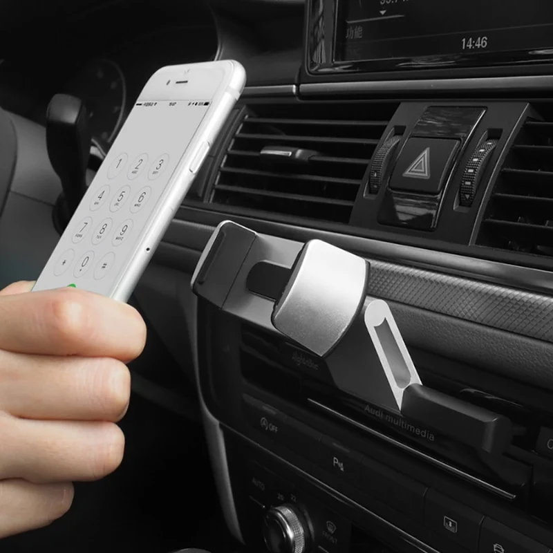 Support téléphone réglable pour port CD voiture
