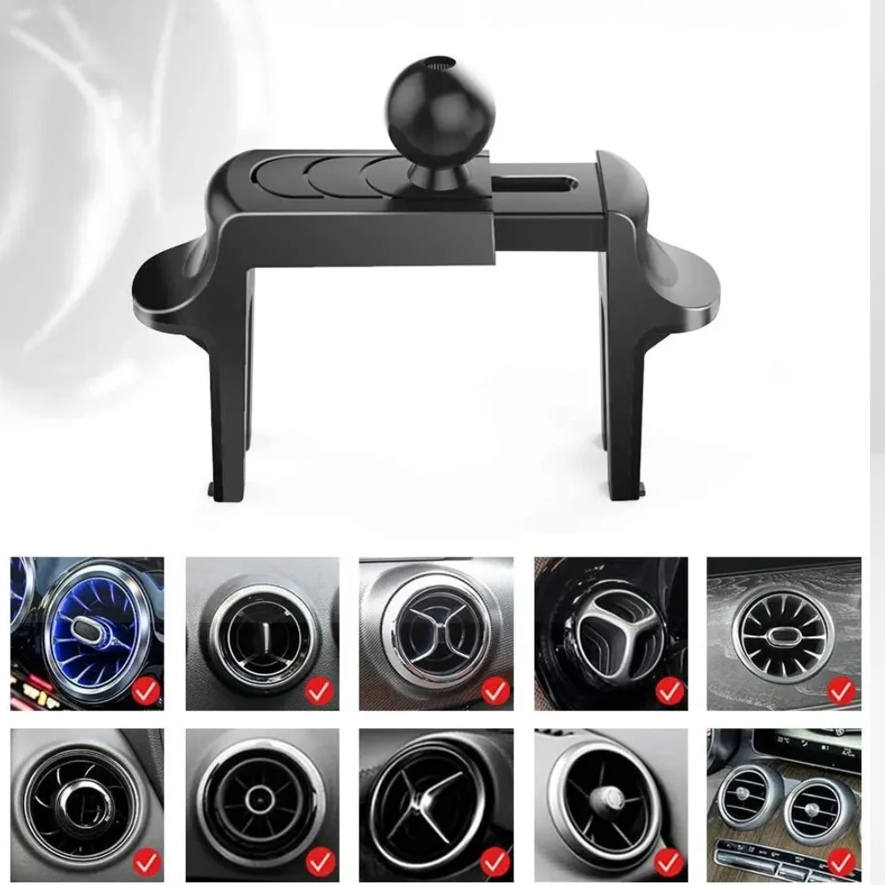 Support Téléphone Voiture Grille ération Ronde | Energie Magnétique ®