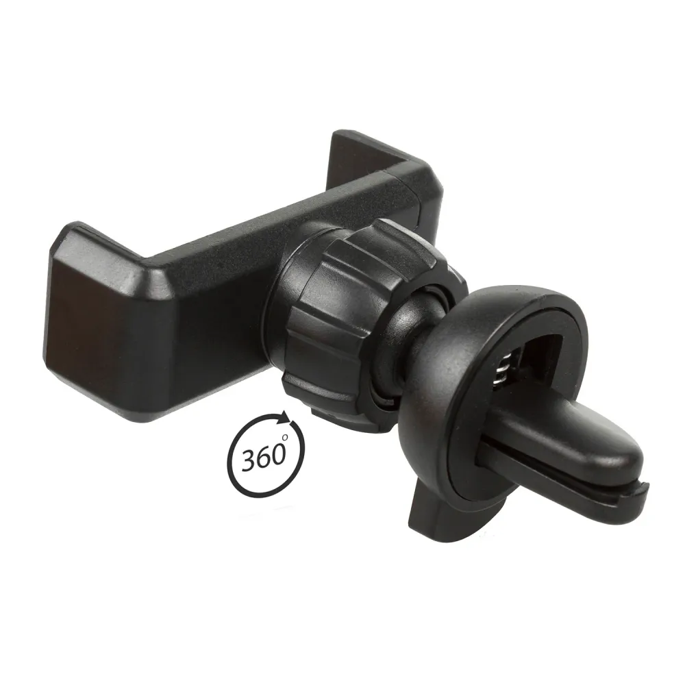 Support de téléphone de voiture Maclean, universel, pour grille de ventilation, espacement min/max : 54 / 87mm matière : A...