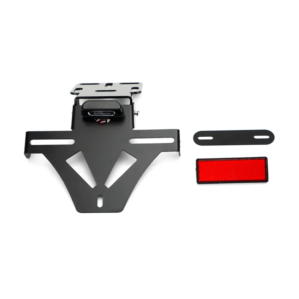 Support universel de support de cadre de plaque d'immatriculation d'angle réglable de moto