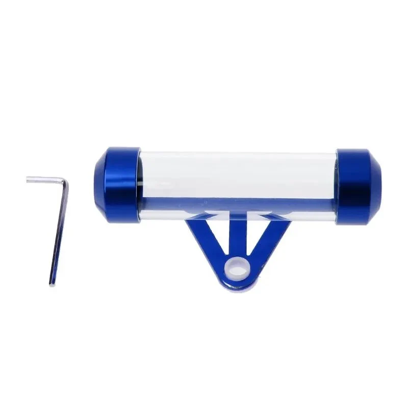 Support vignette assurance moto tube - Bleu