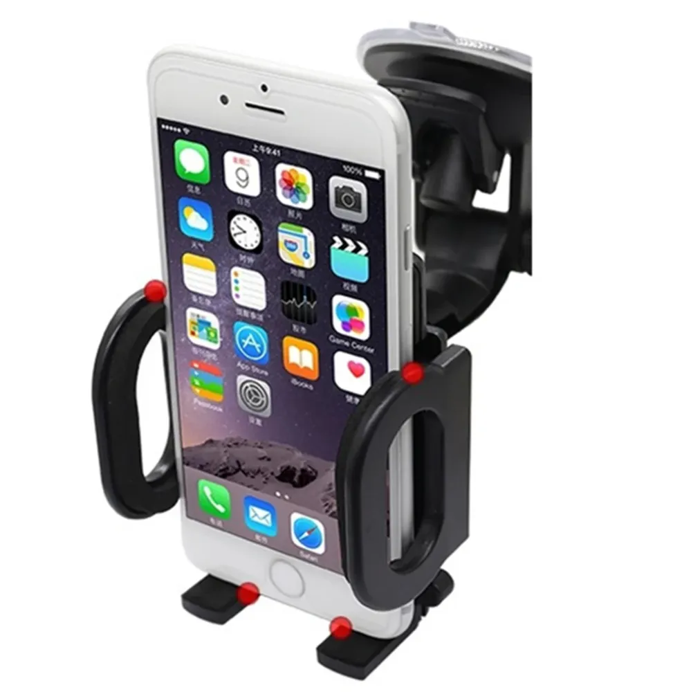 TD® Support voiture Auto universel avec rotation à 360 - Compatible avec tous les appareils en largeur de 50-100mm