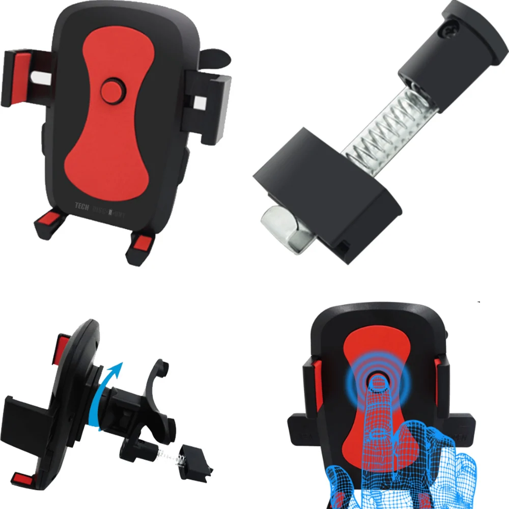 TD® Support de voiture pour téléphones portables Bluetooth mains libres allume lecteur MP3 charge USB appareil électroniqu...