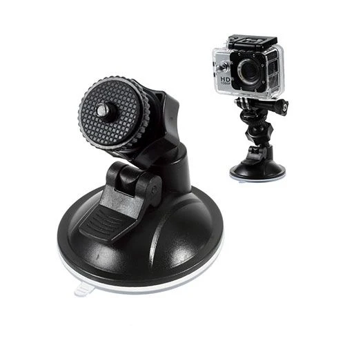 Support de voiture à ventouse pour GoPro - Noir