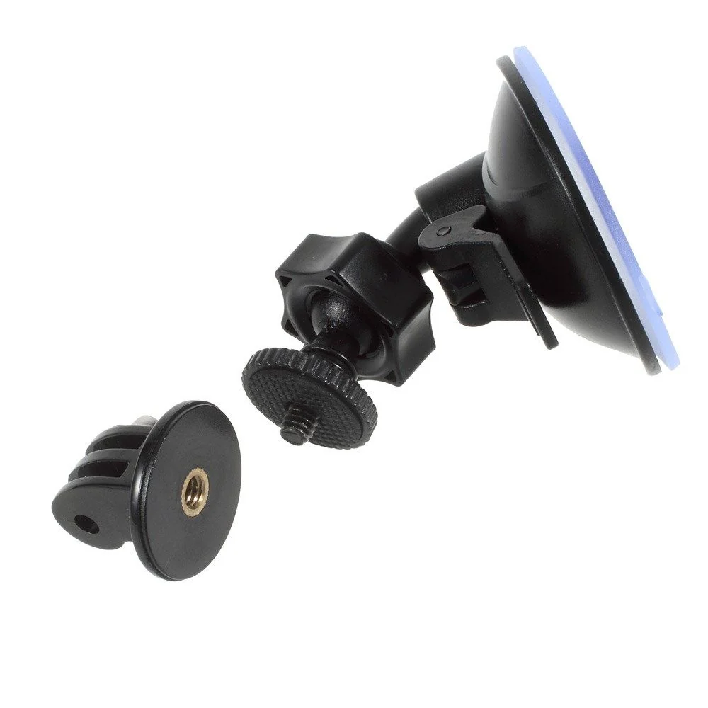 Support de voiture à ventouse pour GoPro - Noir