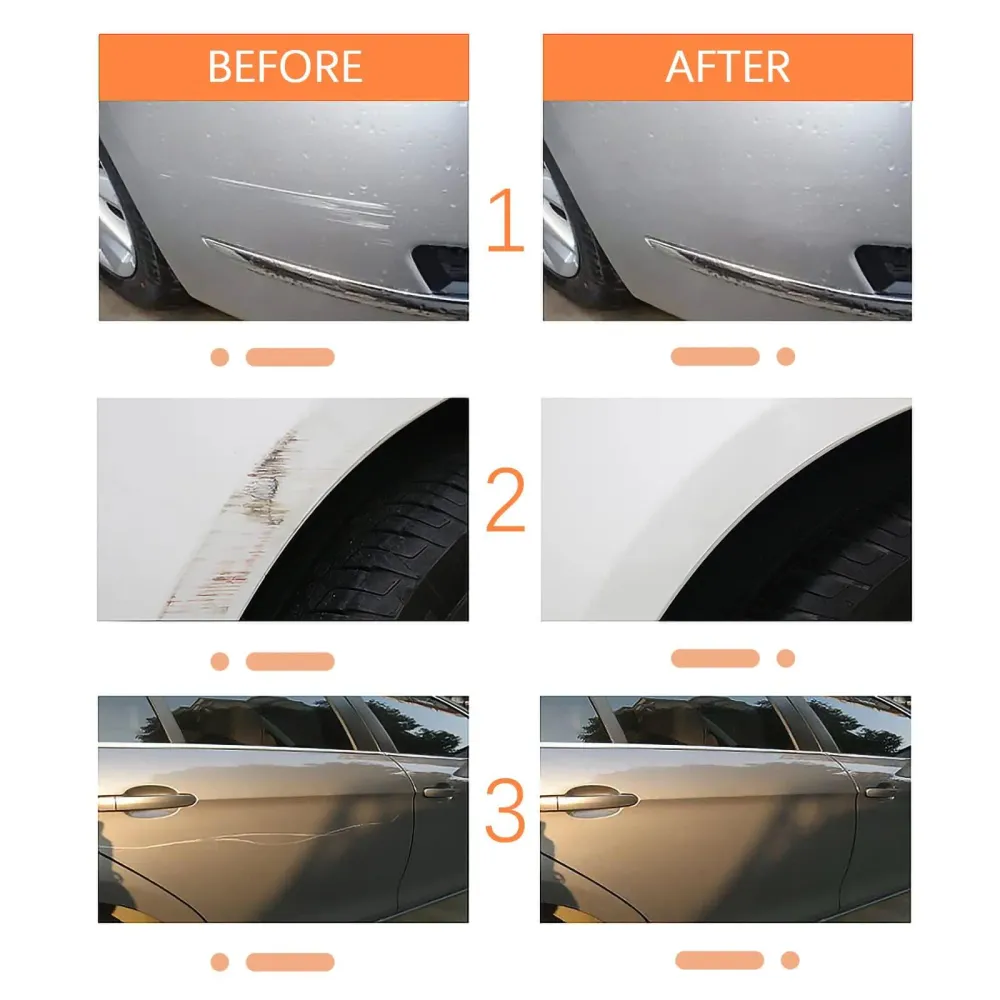 Système professionnel d'élimination des rayures de voiture avec kit de polissage pour une finition impeccable