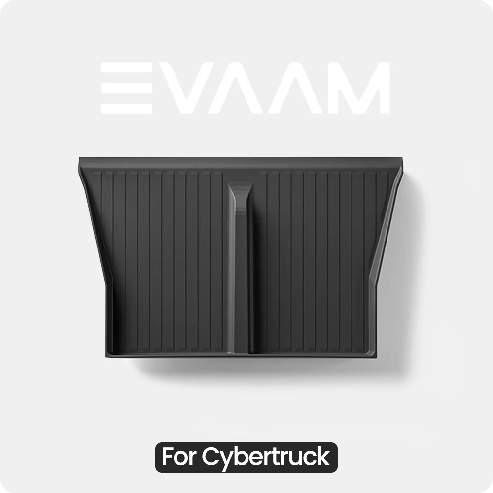 Tapis de chargement sans fil EVAAM® pour voiture Tesla Cybertruck, console centrale, coussinet de chargement sans fil en s...