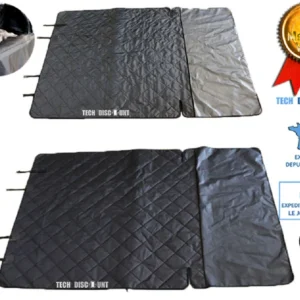 TD® tapis de coffre voiture pour chien antidérapant universel housse de protection auto interieur couverture chat animaux...