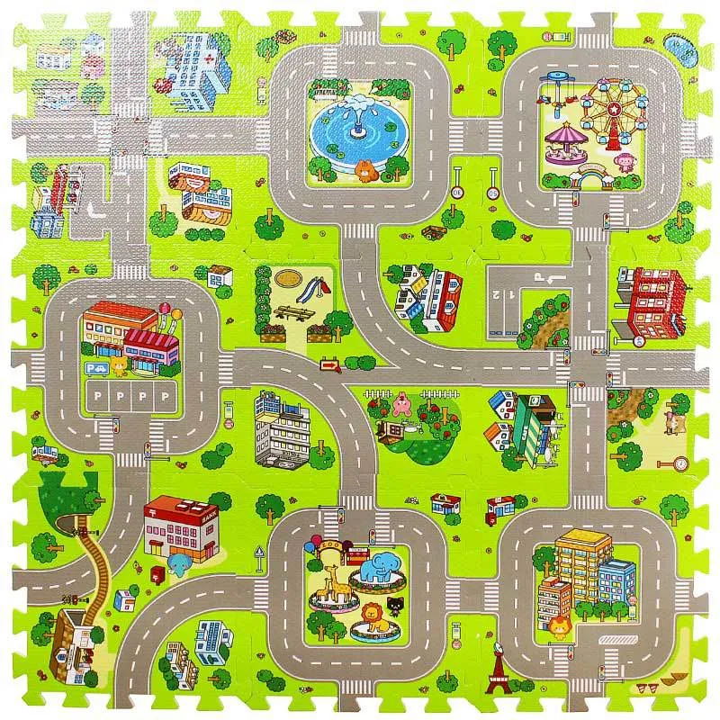Tapis Mousse Circuit Voiture