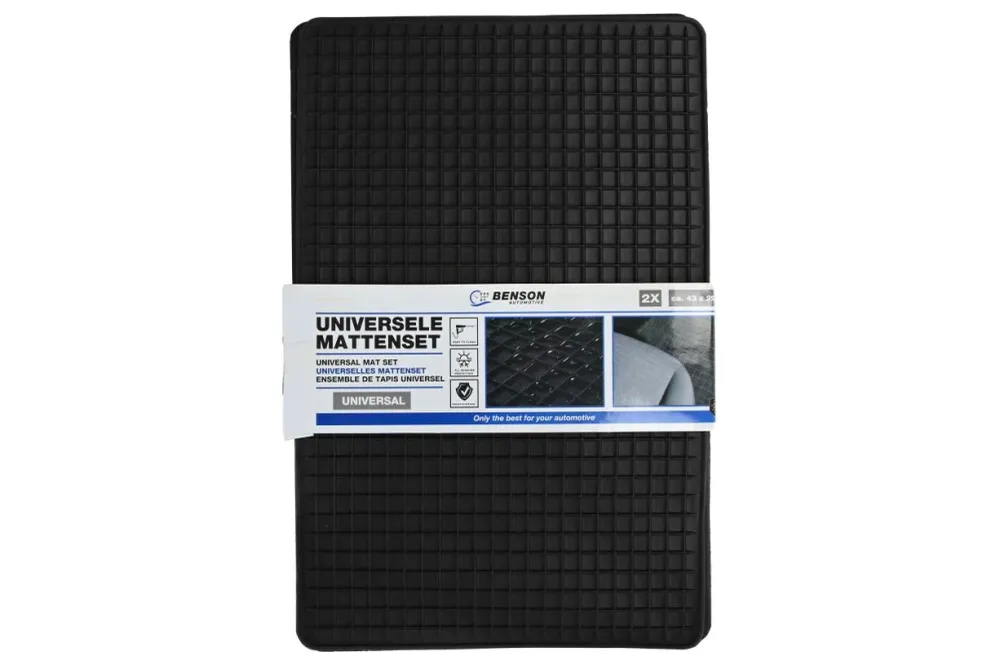 Tapis de voiture 2 pcs 43 x 29 cm pvc arriere