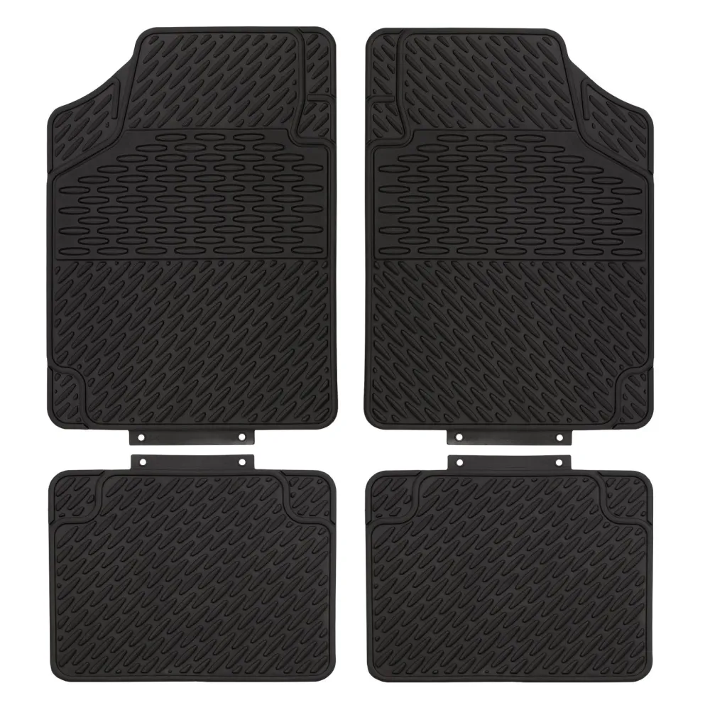 Tapis de voiture universel | Fuji | PVC | 4-pièces | Noir
