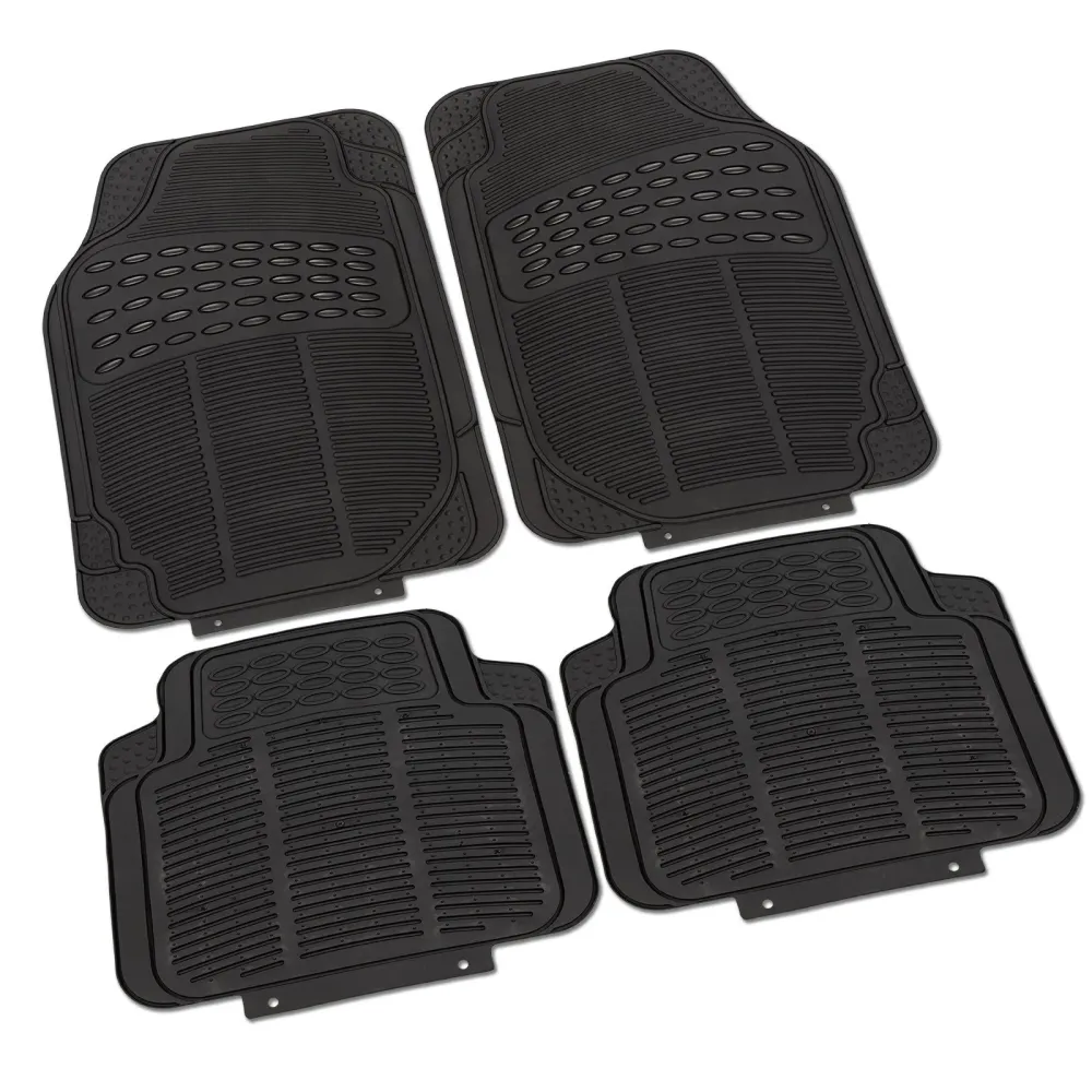 Tapis de voiture universel | Hokkaido | PVC | 4-pièces | Noir