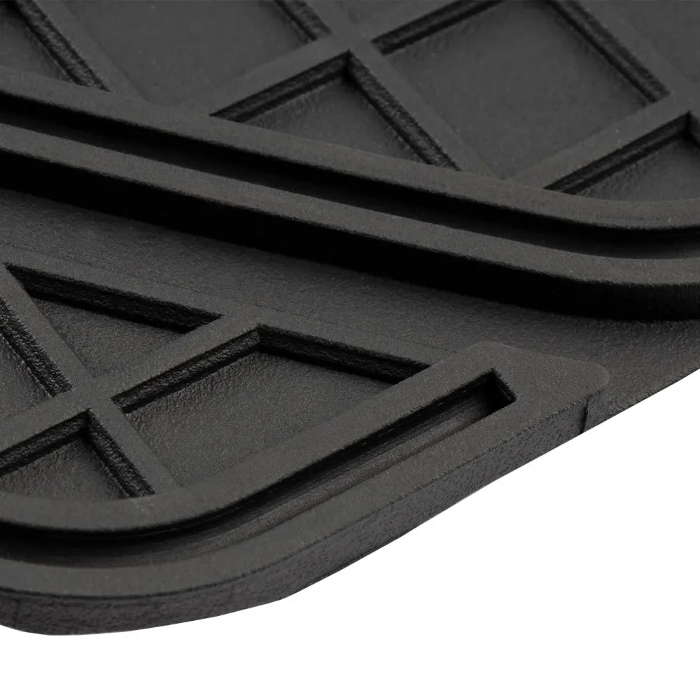 Tapis de voiture universel | Montecarlo | PVC | 4 pièces | Noir