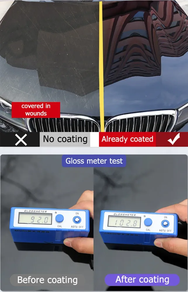 Revêtement céramique hydrophobe pour voiture - Brillance extrême TéléAchat EXPRESS