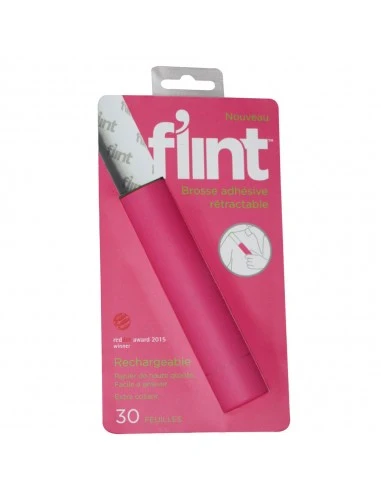 Théo - Brosse Adhesive Retractable pour retirer les poils d'animaux - Idéal dans la voiture ou la maison