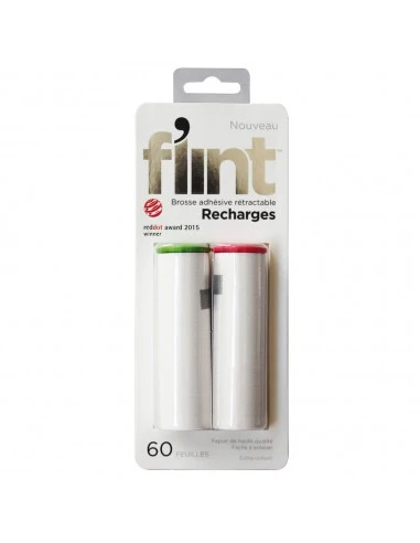 Théo - Brosse Adhesive Retractable pour retirer les poils d'animaux - Idéal dans la voiture ou la maison