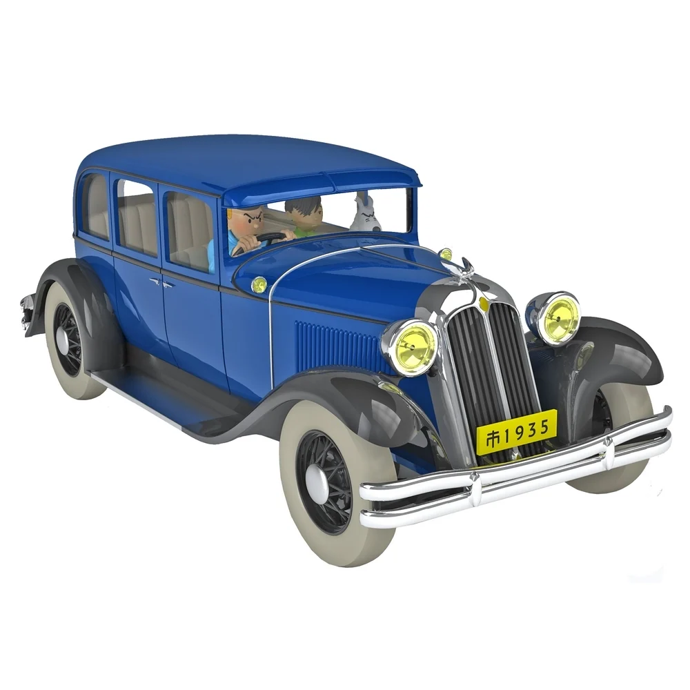 LES VOITURES DE TINTIN: LA VOITURE POUR NANKING "LE LOTUS BLEU", 15 - véhicule au 1/24 Tintinimaginatio SA