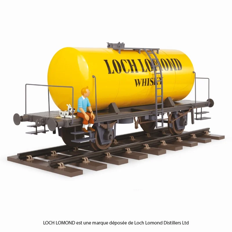 Tintin Le wagon Loch Lomond "L'Ile Noire" Tintinimaginatio 2024 (40030) Tintinimaginatio SA