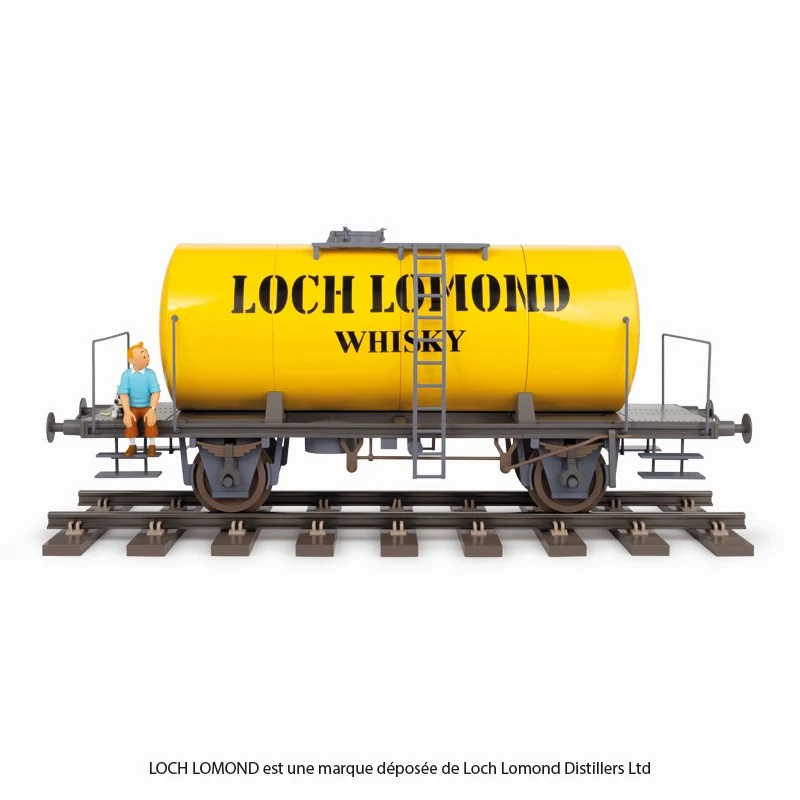 Tintin Le wagon Loch Lomond "L'Ile Noire" Tintinimaginatio 2024 (40030) Tintinimaginatio SA
