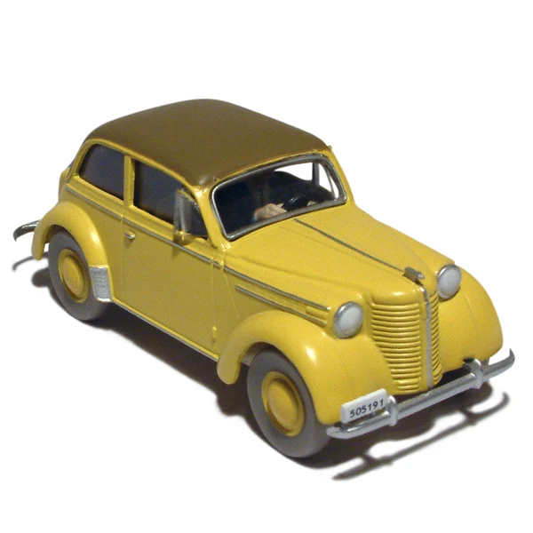 EN VOITURE, TINTIN N°19 - OPEL OLYMPIA CABRIOLET "LE SCEPTRE D'OTTOKAR" Tintinimaginatio SA