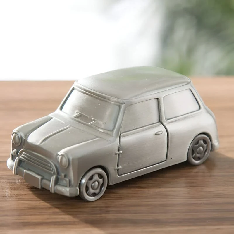 Tirelire Argentée Voiture