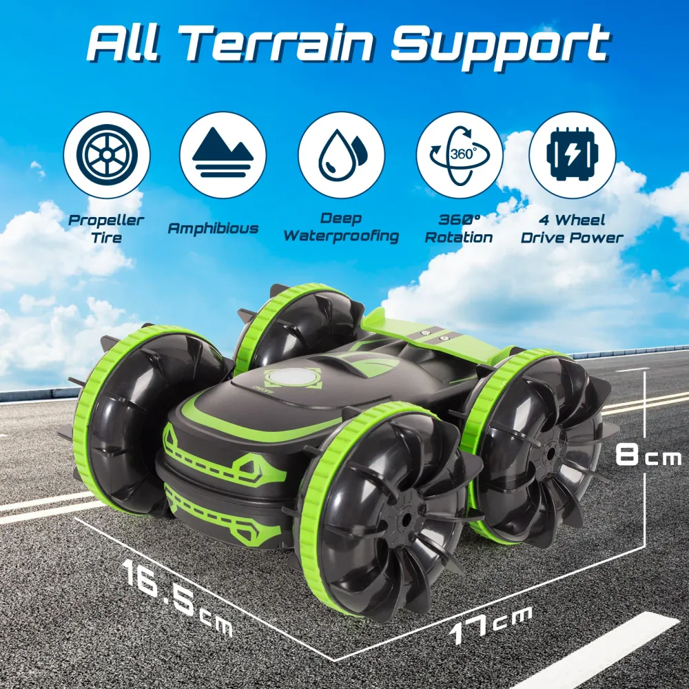 Voiture acrobatique RC - Vert (Modèle 2) Todeco