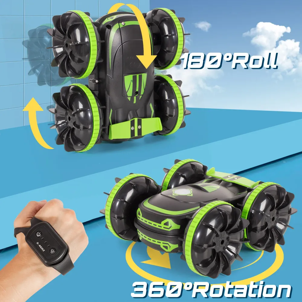 Voiture acrobatique RC - Vert (Modèle 2) Todeco