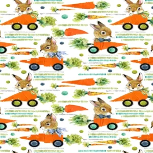 Toile de fond carotte voiture lapin Pâques photo toile de fond décors