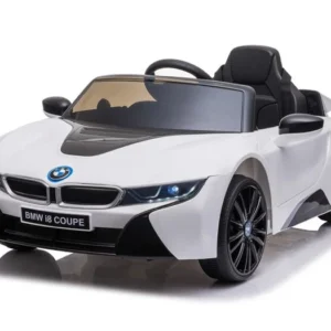 BMW I 8 modèle 2020 voiture enfant électrique 12 volts Monoplace Blanc Toys Motor