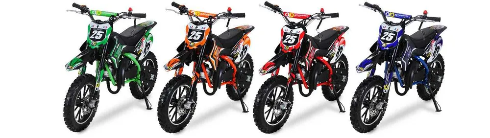 Moto Dirt 49 cc Gepard 2 temps Taille 6/10 ans Toys Motor