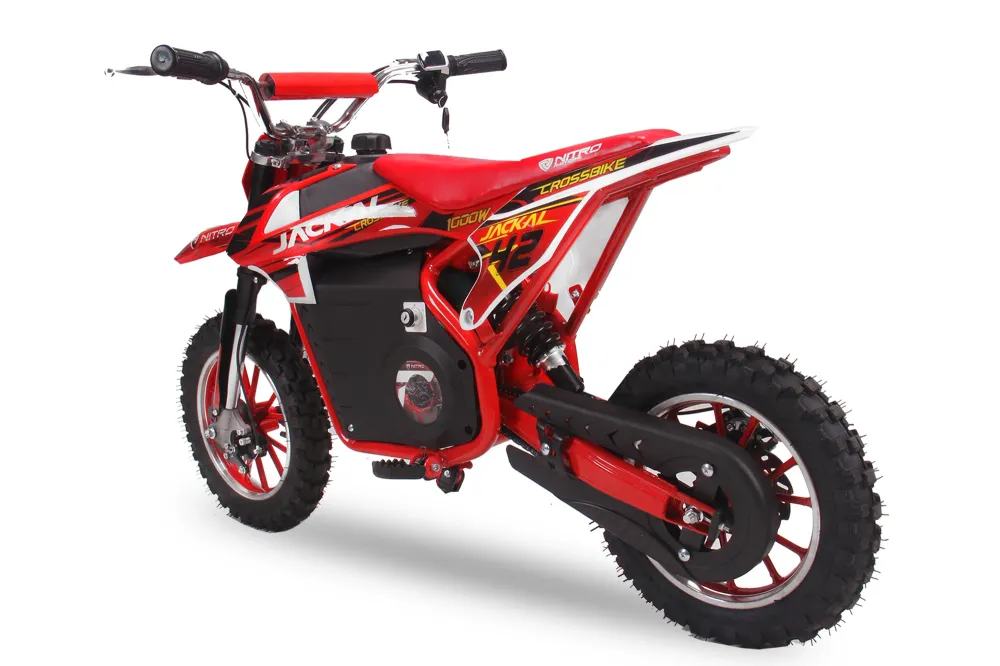 Moto électrique Jackal 1000 watts pilote de 7 à 13 ans Rouge Toys Motor
