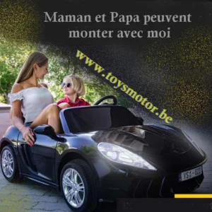 Réplique Panamera ( la plus grande voiture enfant électrique) 2 places + tablette LCD version light 12 volts Toys Motor