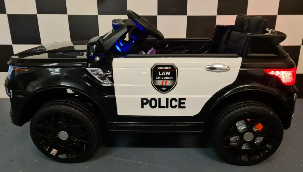 Voiture de police 12 volts monoplace Toys Motor