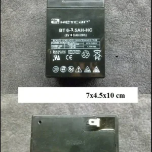 Batterie Voiture Électrique 6 volts 3.5 ah Toys Motors