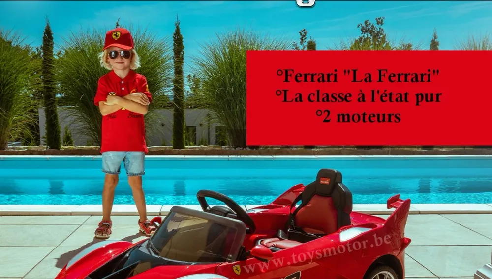 Ferrari FXX-K Voiture enfant électrique 12 volts Toys Motors