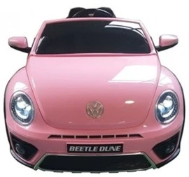 Volkswagen New Beetle Rose Voiture enfant électrique 12 volts monooplace Toys Motors
