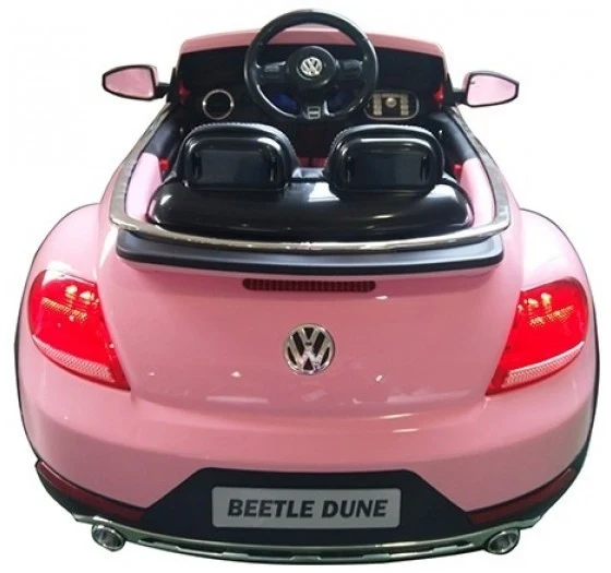 Volkswagen New Beetle Rose Voiture enfant électrique 12 volts monooplace Toys Motors