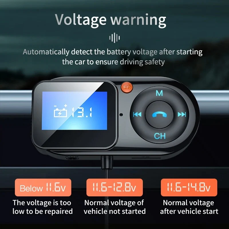 Transmetteur Bluetooth FM pour Voiture (Chad)