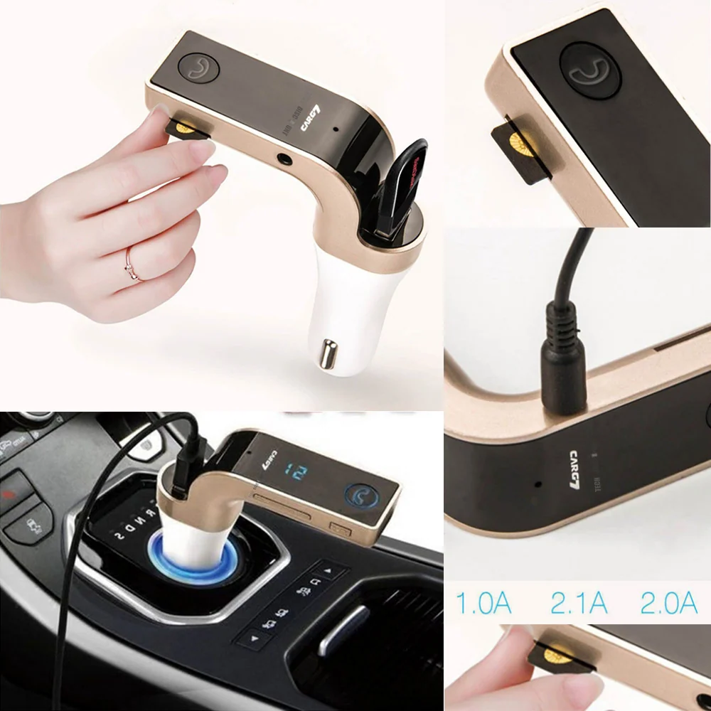 TD® Transmetteur FM Bluetooth voiture puissance lecteur mp3 Mains Libres Musiques Adaptateur Radio sans Fil Kit chargement...