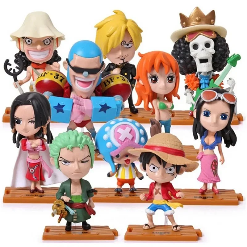 Figurines d'anime One Piece pour décoration de voiture Tresors asiatiques