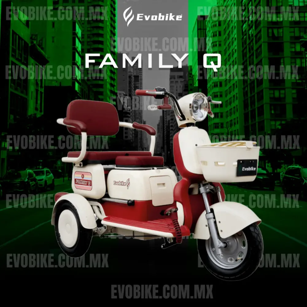Triciclo Eléctrico FAMILY Q Azul