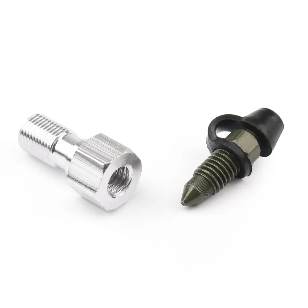 Étrier de frein de moto M10 x 1.25x20mm, mamelon de vis de purge en ALU pour Honda M10x1