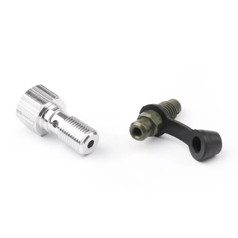 Étrier de frein de moto M10 x 1.25x20mm, mamelon de vis de purge en ALU pour Honda M10x1